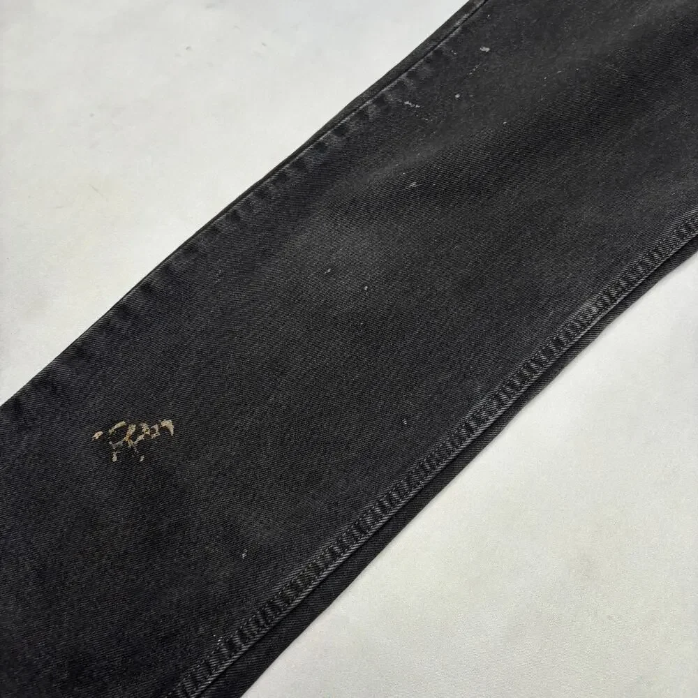 Vintage 90s Levi's 505 Straight Leg Jeans Men's 34x29 Black